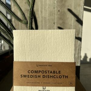 Compostable Swedish Dishcloth - 3 Pack